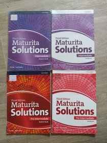 učebnice Maturita solutions Pre-Intermediate a Intermedi