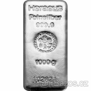 Heraeus Investiční stříbrný slitek - 1