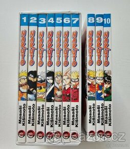 PRODÁM NARUTO (MANGA) DÍLY 1-10 + BOX