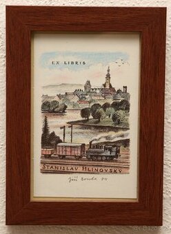 Jiří Bouda - grafika železnice (1974 - 1986)