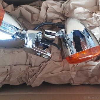 HARLEY DAVIDSON blikače přední Chrom