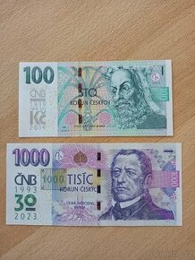 Příležitostné bankovky a mince emitované ČNB - 1