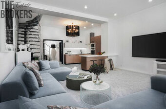 Pronájem luxusního mezonetového bytu, 170 m2, Praha 5, ul. H