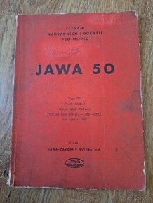 Jawa 50 Jawetta seznam náhradních dílů - 1