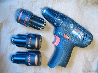 Šroubovák vrtačka BOSCH GSR 12V-15 3x AKUMULATOR