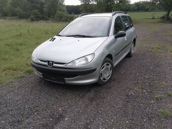 PEUGEOT 206 1.4 SW, DOVOZ NĚMECKO, STK DO 7/2026