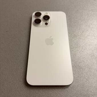 iPhone 15 Pro Max 256GB bílý titan, 12 měsíců záruka
