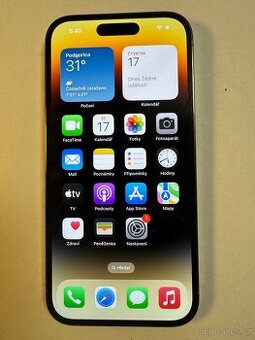 Apple iPhone 14 Pro 512gb kondice baterie 100% s kabelem leh
