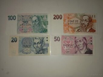 BANKOVKY ČR 1993,94, VŠE SÉRIE A, 1. VYDÁNÍ