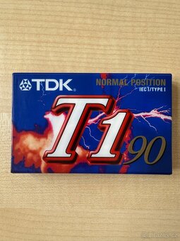 Audiokazeta TDK T1 90 - nová - 1