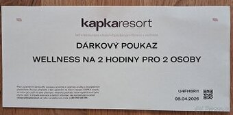 Dárkový poukaz wellness