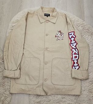 Ripndip béžová bunda s drakem
