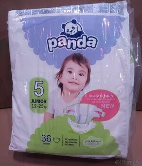Dětské pleny Panda 5 junior 12-25kg, 36ks