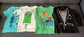 Chlapecká trika 5-6 let