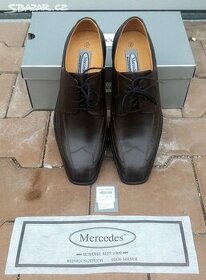 NOVÉ KOŽENÉ pánské polobotky MERCEDES vel. 41
