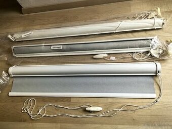 Vnitřní látková roleta 2x okno 1x balkonové dveře