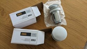 EBS Výpust umyvadlová, bílá, keramická zátka, click-clack