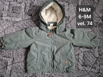 Dětská zimní khaki bunda značky H&M