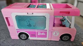 Barbie karavan 3v1 mattel