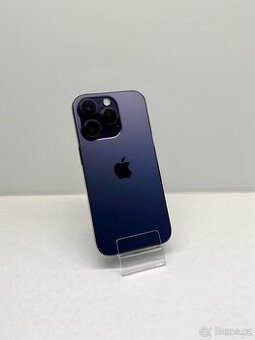 APPLE IPHONE 14 PRO 128GB FIALOVÝ-100% BATERIE-ZÁRUKA