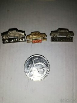 Prodám odznaky Škoda