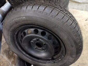 195/65 R15 NOVÁ ZIMNÍ PNEU +DISK 5X112 ŠKODA VW - REZERVA
