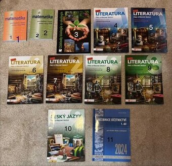 Prodám učebnice a pracovní sešity pro střední školy