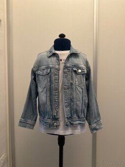 Dětská džínová bunda vel.128