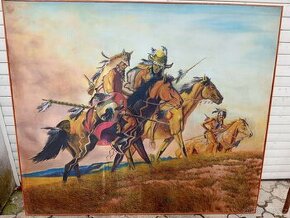 Indiáni Obrazy 147x170cm