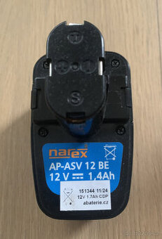 Nová baterie pro vrtačku Narex ASV 12 BE + vadná vrtačka