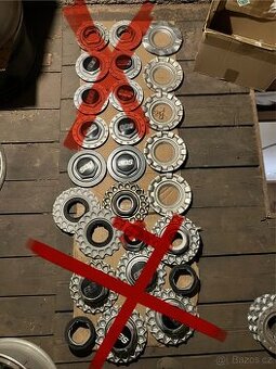 Prodám originální pokličky na alu kola BBS