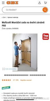 Montážní sada na dveřní zárubeň