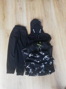 chlapecké mikiny a tepláky  vel. 122