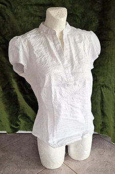 Bílá bavlněná halenka