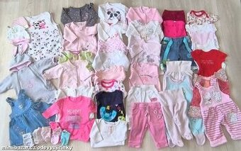 Balík oblečení pro miminko holčičku 0 - 3 měsíce