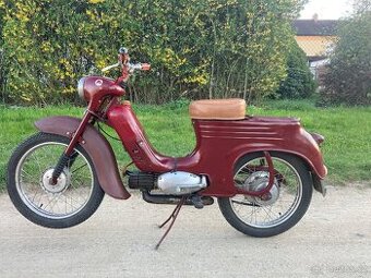 Prodám jawa pionýr 555 s TP pojízdný + náhradní díly