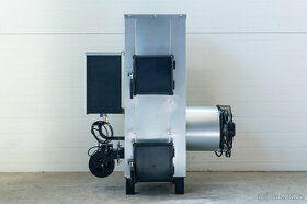 Ohřívač vzduchu NG20 kW (do 100 m2) na použitý olej+drevo.