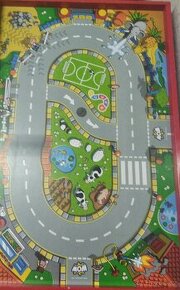 Hrací stůl-WOW-farma-zoo-hasiči-silnice-dům-rybník-hřiště