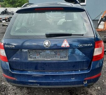nd ze škoda octavia 3, 1.6.TDI 77kW, modrá, stříbrná