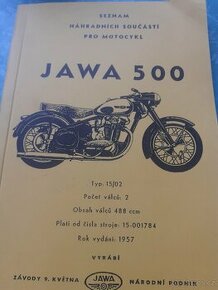 JAWA 500 OHC 02 Katalog ND