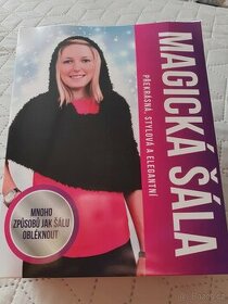 Magická šála - fialová barva - 1