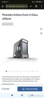 PC skřín Phanteks Enthoo Evolv X Glass s větráky Noctua NF-A