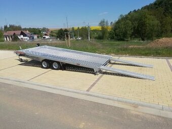 Sklopka hydraulika, ALU plocha 450x210cm, 2700/680kg, výbava