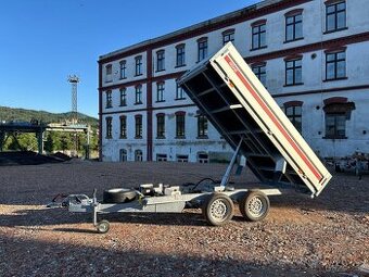 Přívěs Gewe P3500 F/3, Jednostranný sklopný elektrický
