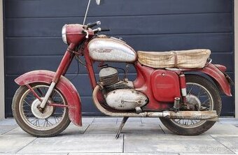 Jawa 350.Typ 354. Odstavena 50 rokov v garazi. - 1