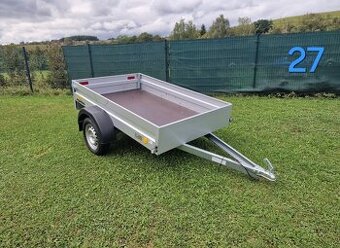 Přívěsný vozík AGADOS D-206cm, Š-125cm, STK na 6 let