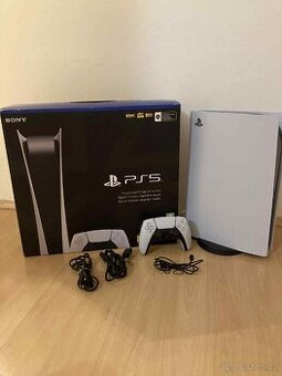 PS5 Digitalní + 2 ovkadace za příplatek