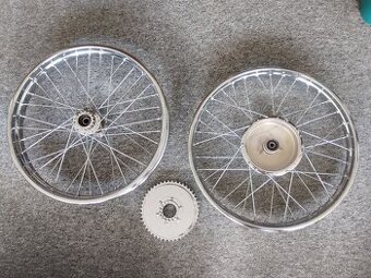 Nová kola Jawa Pérak 150mm, kompletní renovace, nová rozeta