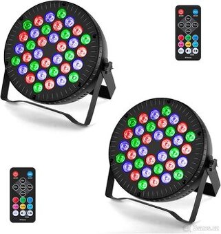 4 ks Katomi KDMX-512 36 W DMX512 PAR světlo