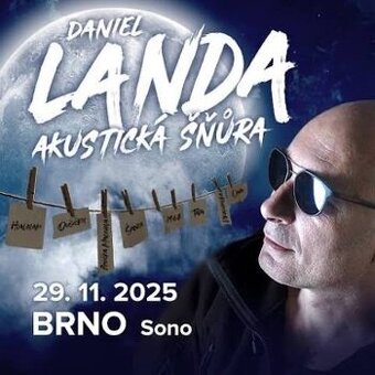 Vyměním 4x vstupenku na koncert Daniel Landa